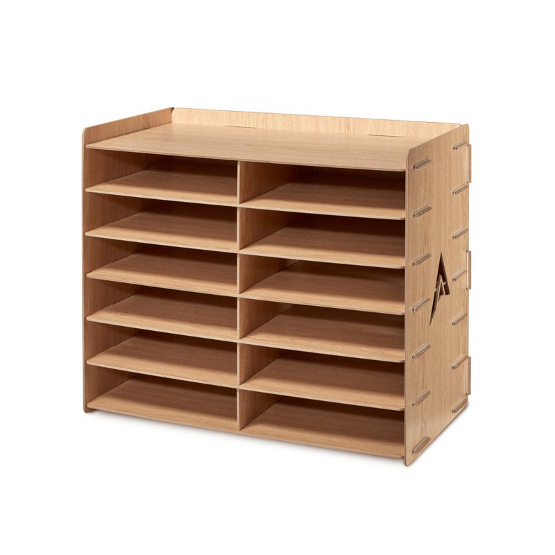 Organisateur de documents en bois