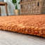 Tapis tissé lavable orange uni Alfa 7 pièces Alfa-1919632071