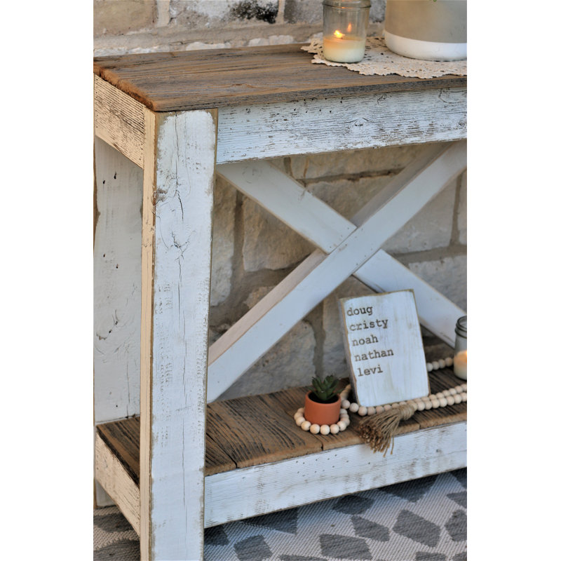 Fegan 36'' Solid Wood Console Table