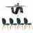 4 - Person Pedestal Dining Set