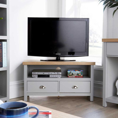 Ashmoore 2 Drawer TV Stand for TVs up to 32" with 36mm Thick Top