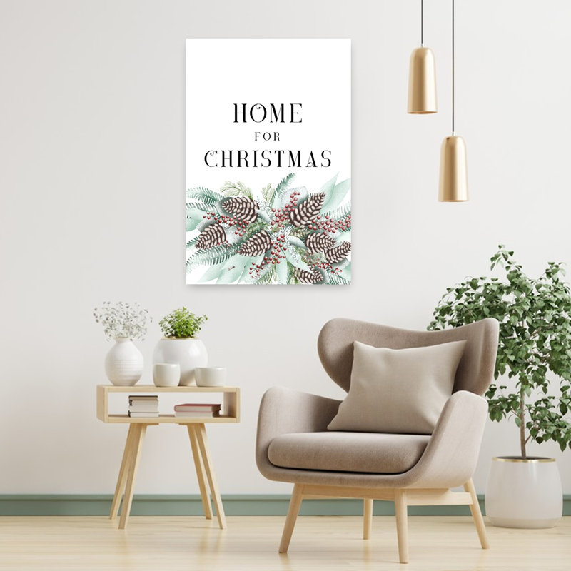 Home for Christmas Garland, 36" H x 24" W