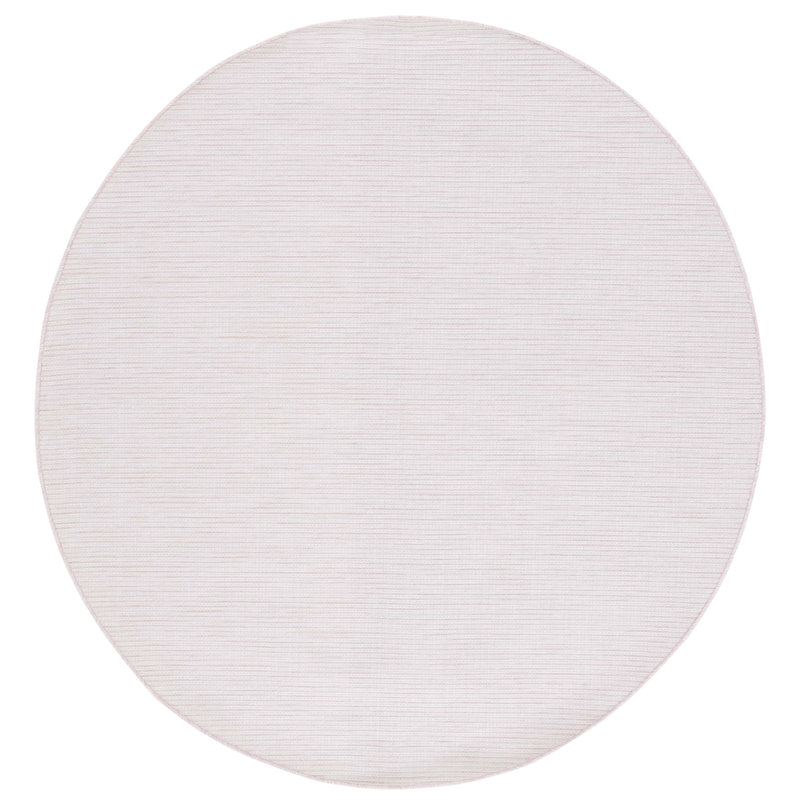 Msr400 Performance Solid Color Indoor/Outdoor Area Rug, Round 6'5"
