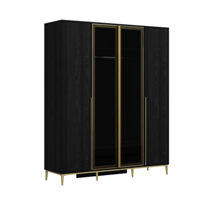 Elina 2 Door Manufactured Wood Wardrobe