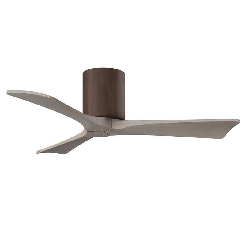 Ventilateur de plafond à 3 pales Olivier, Noyer, Ton bois de frêne gris, 42"