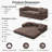 Boneless 80.7" Corduroy Sleeper Sofa Modular Sofa Bed Compression Foam Couch Bed With 2 Pillows - No Assembly Required-1269532582
