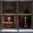 Solar LED Flame Window Candles Lighted Window Décor