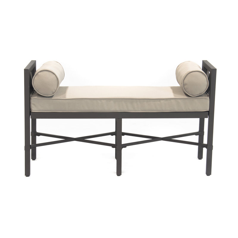 Camden Powder Coated Aluminium Outdoor Bench