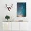 Shooting Stars Over Iceland In Abstract - Wrapped Canvas-55338594