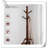 Denece Solid Wood Freestanding Coat Rack