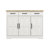 Farmhouse Buffet Cabinet Storage Sideboard With 3 Drawers And 3 Doors For Dining Living Room Kitchen Cupboard-White