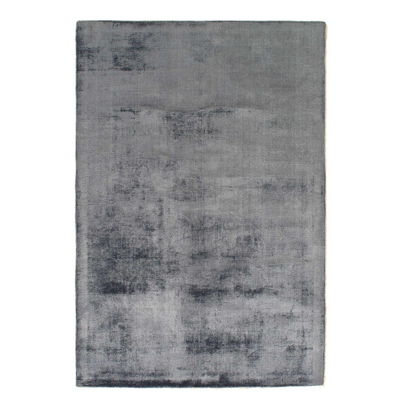Tapis moderne en soie de bambou pur fait à la main 2 pi x 3 pi