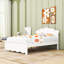 Platform Bed with Wood Construction and Slats,Headboard-2019566068