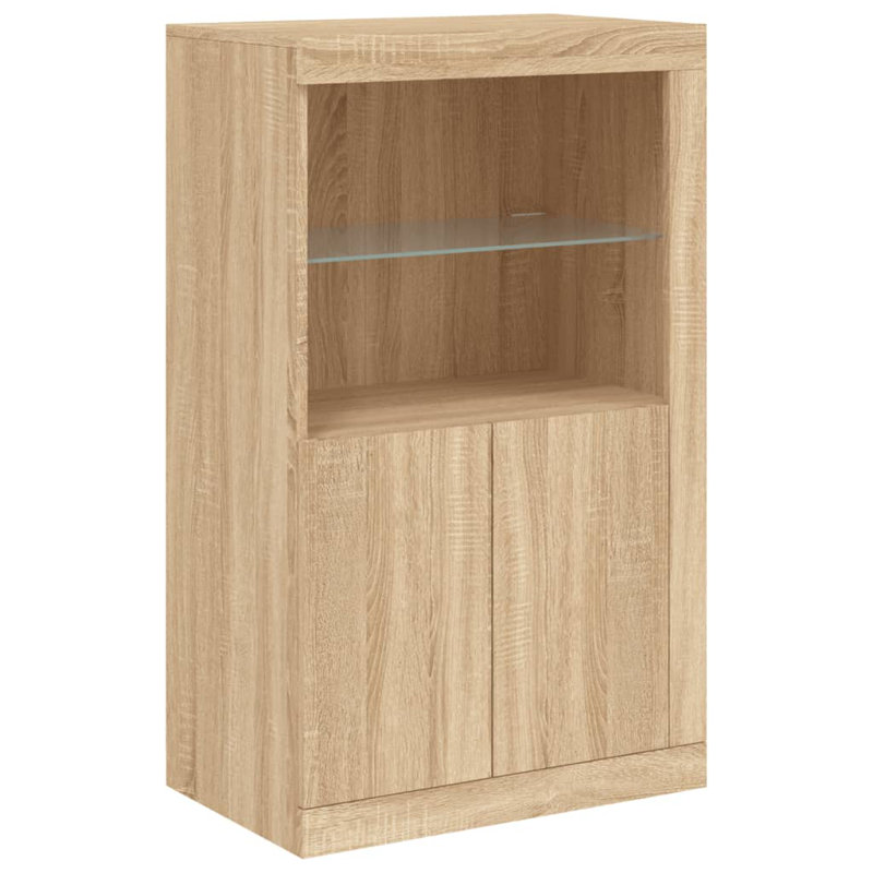 Baraa Rectangle Accent Cabinet, Sonoma Oak