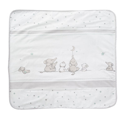 Babydecke aus Baumwolle in Grau