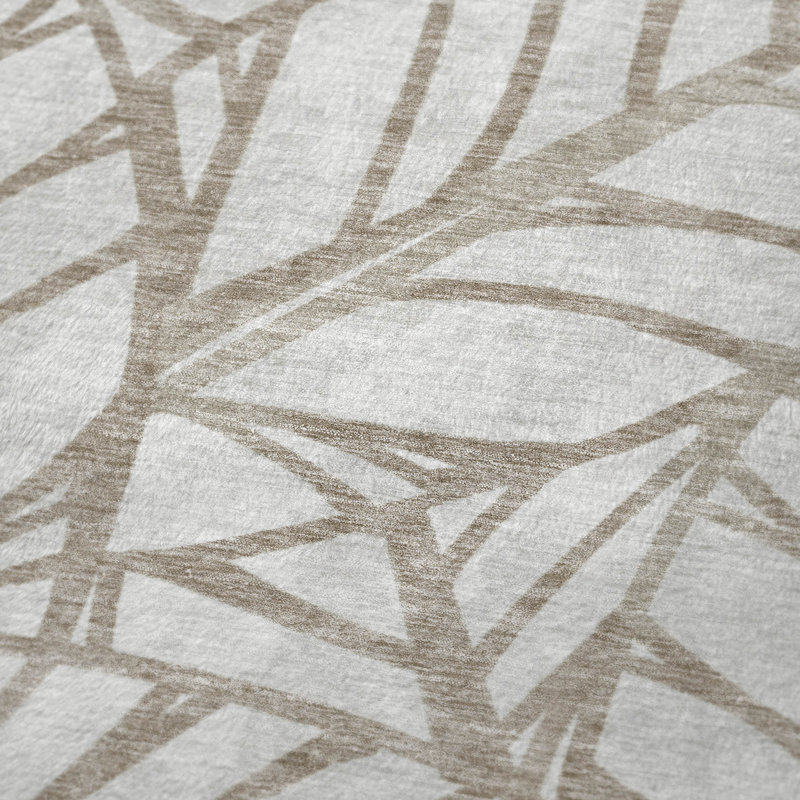 Jeté floral Addison Sherpa ASB741, Beige