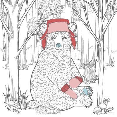Colour The Forest Colour I by Elyse DeNeige - Wrapped Canvas Painting