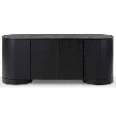 Derby Oval 4 Door Wood Sideboard