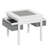 Kamal Kids 3 Piece Square Play Or Activity Table and Chair Set