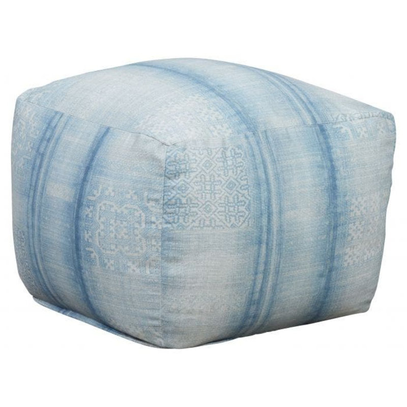 Ressler Square Pouf, Turquoise (8789 91)