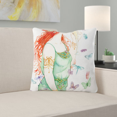 Coussin rétro Elodia