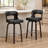 Swivel Faux Leather Counter & Bar Stools-111744768