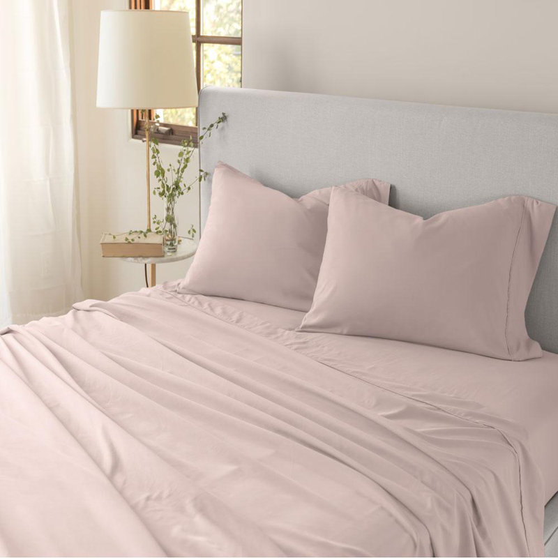 King Linen Microfiber Solid Sheet Set