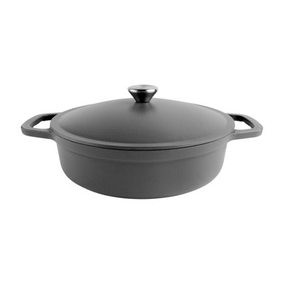 Commichef Lightweight Cast Iron 3L Enamelled Cast Iron Dutch Oven
