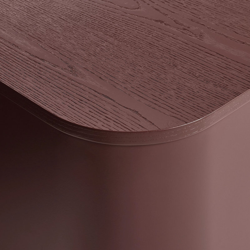 Table de chevet Dally, Rouge