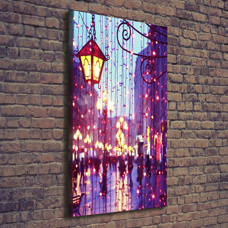 Lights In The City - Wrapped Canvas Print