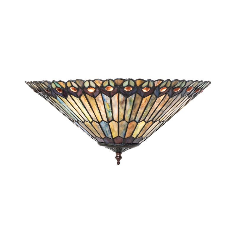 Plafonnier encastré 17 po Tiffany