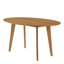 Klara Oval Solid Wood Base Dining Table