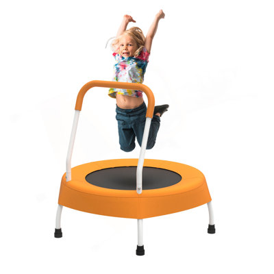 28Inch Toddler Trampoline For Kids 1 Year Plus With Handle, Baby Gifts For Indoor And Outdoor
