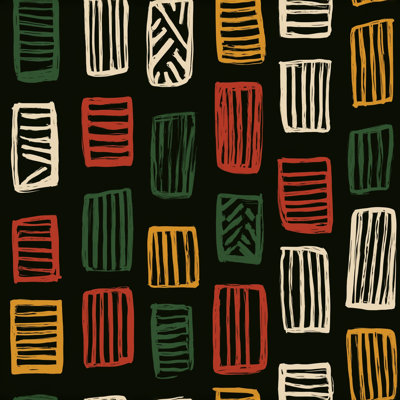 Papier peint moderne Mid-Century