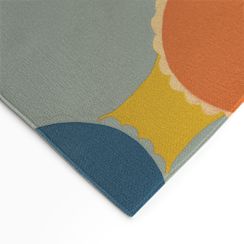 Spirited Pop Indoor And Outdoor Area Rug, Rectangle 1'6" x 2'6"