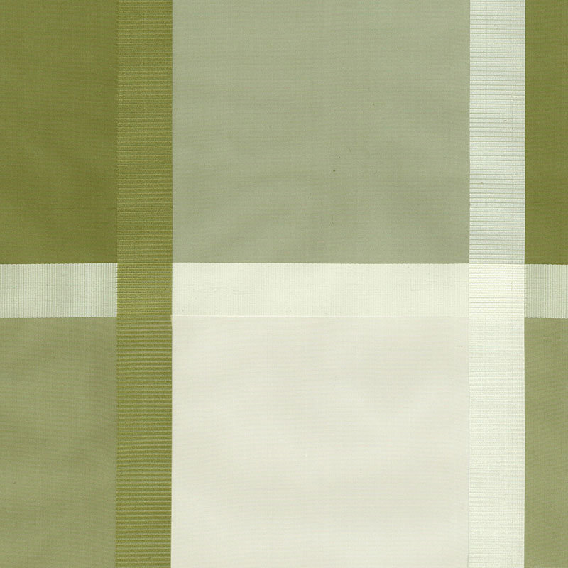 Surat Silk Plaid Fabric, Celadon