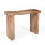 Console, table d'entrée en bois de manguier de ferme, table de canapé épaissie de 45 pouces, console minimaliste étroite pour le salon du couloir d'entrée-1206802660