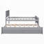 Lit plateforme moderne avec lit gigogne et tiroirs-1294917852