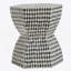Table de bout hexagonale, table d'appoint d'appoint