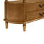 Console rétro en bois courbé avec 3 tiroirs, table d'entrée avec tablette de rangement, canapé derrière le canapé avec pieds en bois massif pour le couloir du salon