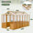 6x12 FT Wooden Greenhouse, Outdoor Walk-in Green House-122663350