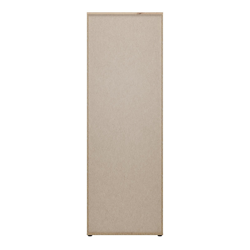 Tempra2 Bookcase, 216.7 cm H x 73.7 cm W x 34.8 cm D x, Brown