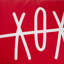Coussin Xoxo 10,5 "x 19"