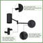 Iron Swing Arm Sconce