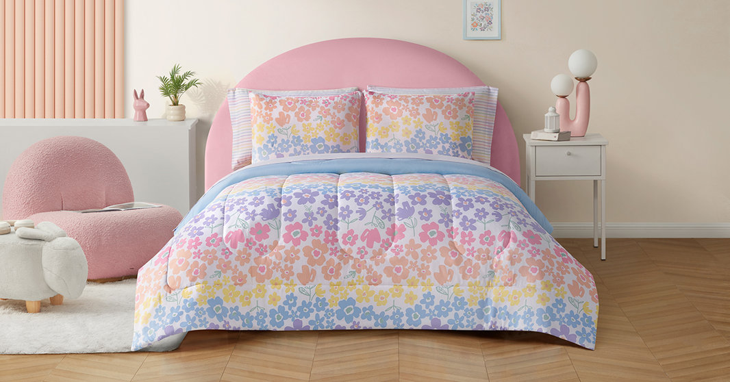 Floral bed in a bag