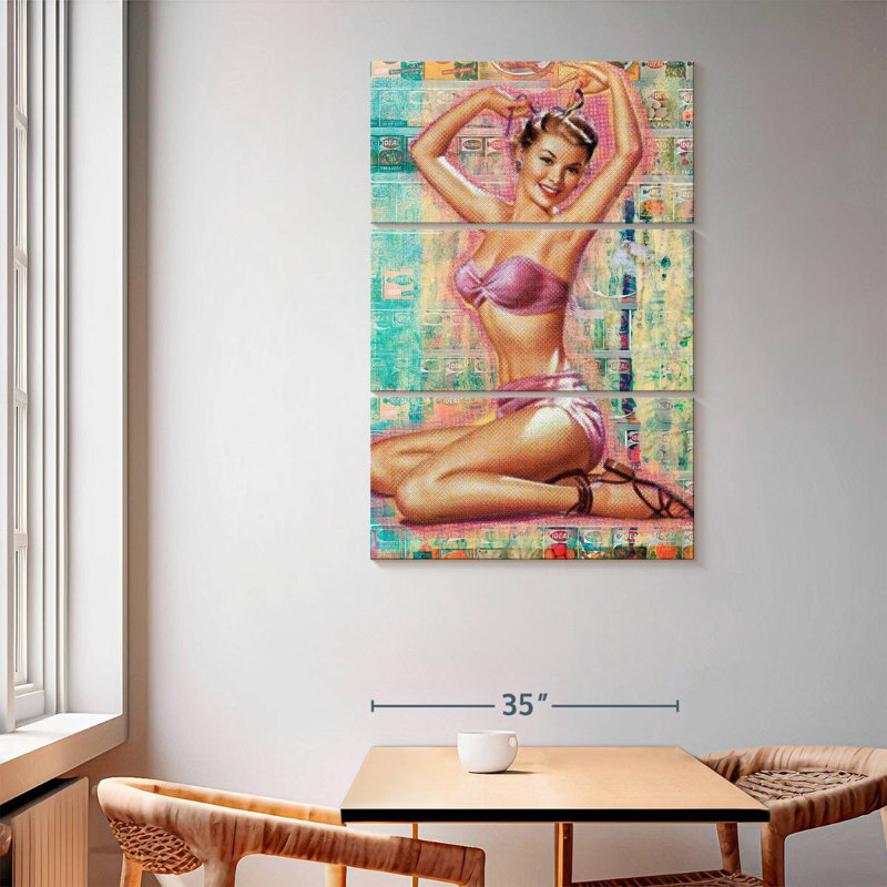 Navette de pin-up I, H 65 po x l 42 po