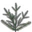 Vickerman 6.5' x 51" Colorado Fir Artificial UnLit Christmas Tree with 1886 Realistic Blend of PE/PVC Tips, Metal Hinged Branches, Folding Metal Tree Stand-726747349