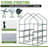 56'W x 56' D Mini Greenhouse