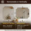 Miroir de salle de bain Minuette Cadre en acier inoxydable-925775533-908468817