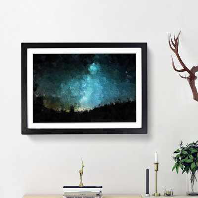 The Milky Way over Switzerland - Picture Frame Painting Print